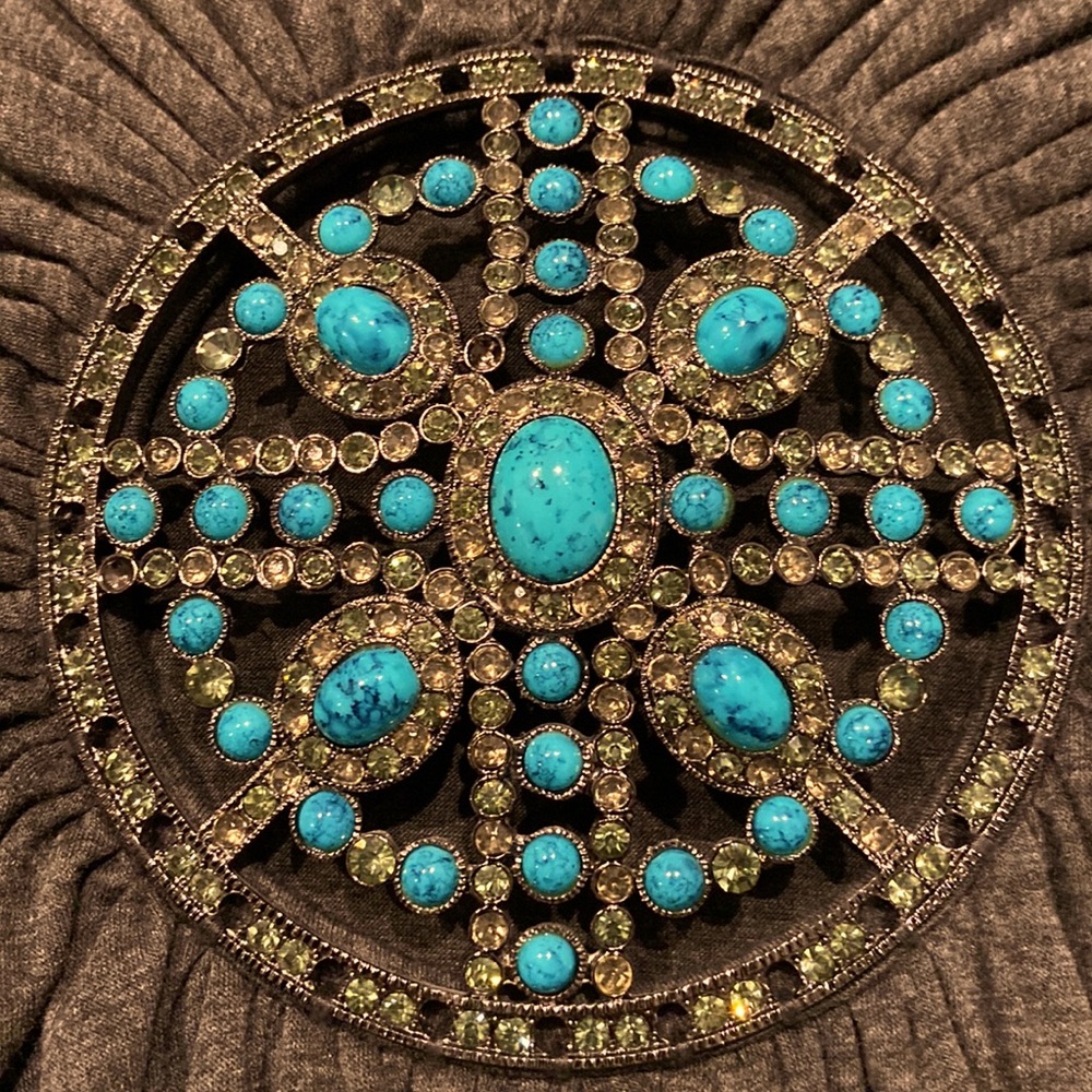 Absolutely stunning long tunic or short dress size M